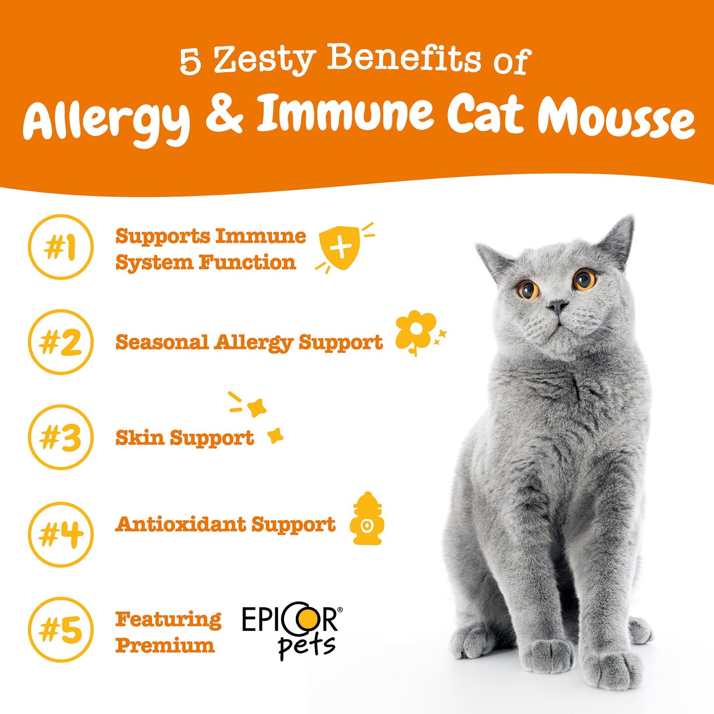 Cat Mousse Allergy & Immune