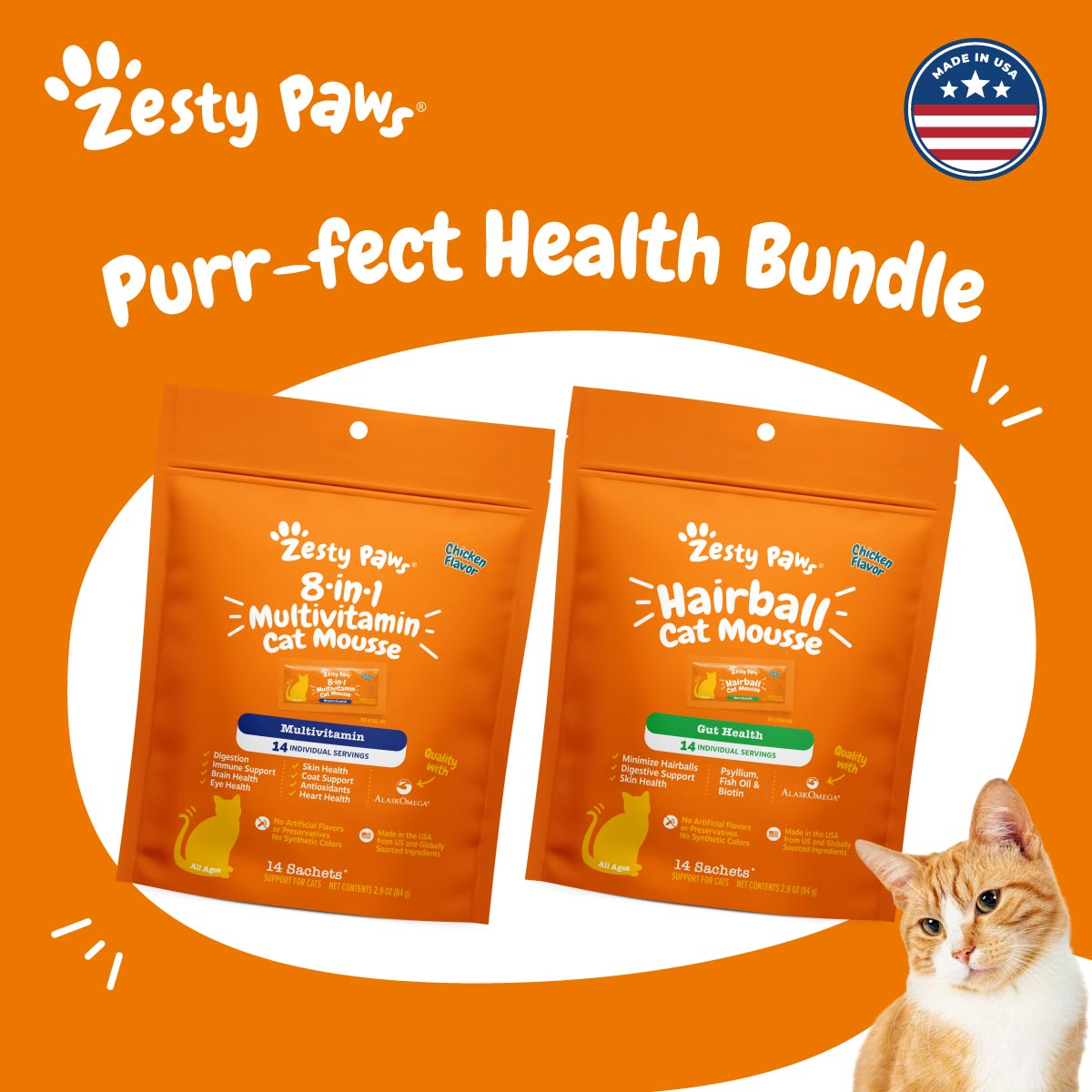 Purr-fect Health Bundle Cat Mousse Supplement