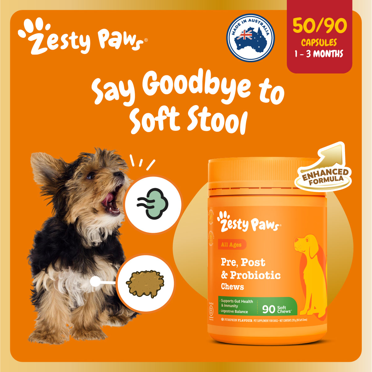 (Enhanced Range) Pre, Post & Probiotic Chews
