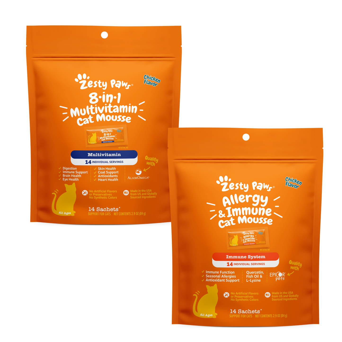 Wellness Immune Care Bundle Cat Mousse Supplement